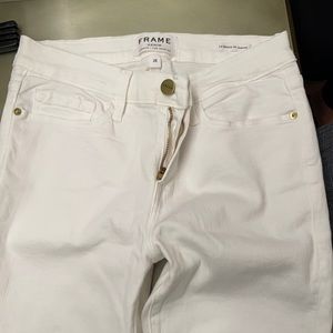 Frame White jeans